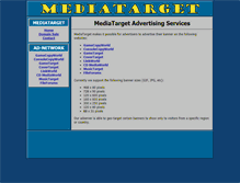 Tablet Screenshot of mediatarget.com