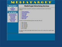 Tablet Screenshot of mediatarget.net