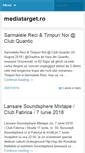 Mobile Screenshot of mediatarget.ro